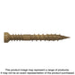 Finish Trim Screw - #7 X 1-1/4 In. T10, Trim-Head, Quik Guard®, Tan (100-Qty)-FT07114R100-SP3527-3816