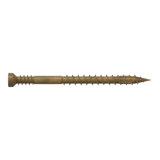 Finish Trim Screw - #7 X 2 In. T10, Trim-Head, Quik Guard®, Tan (4000-Qty)-FT07200MB-SP8774-9343