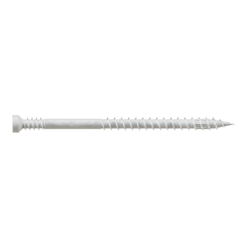 Finish Trim Screw - #7 X 2-1/2 In. T10, Trim-Head, Quik Guard®, White (400-Qty) (Pack Of 6)-FT07212R400W-SP1243-1409