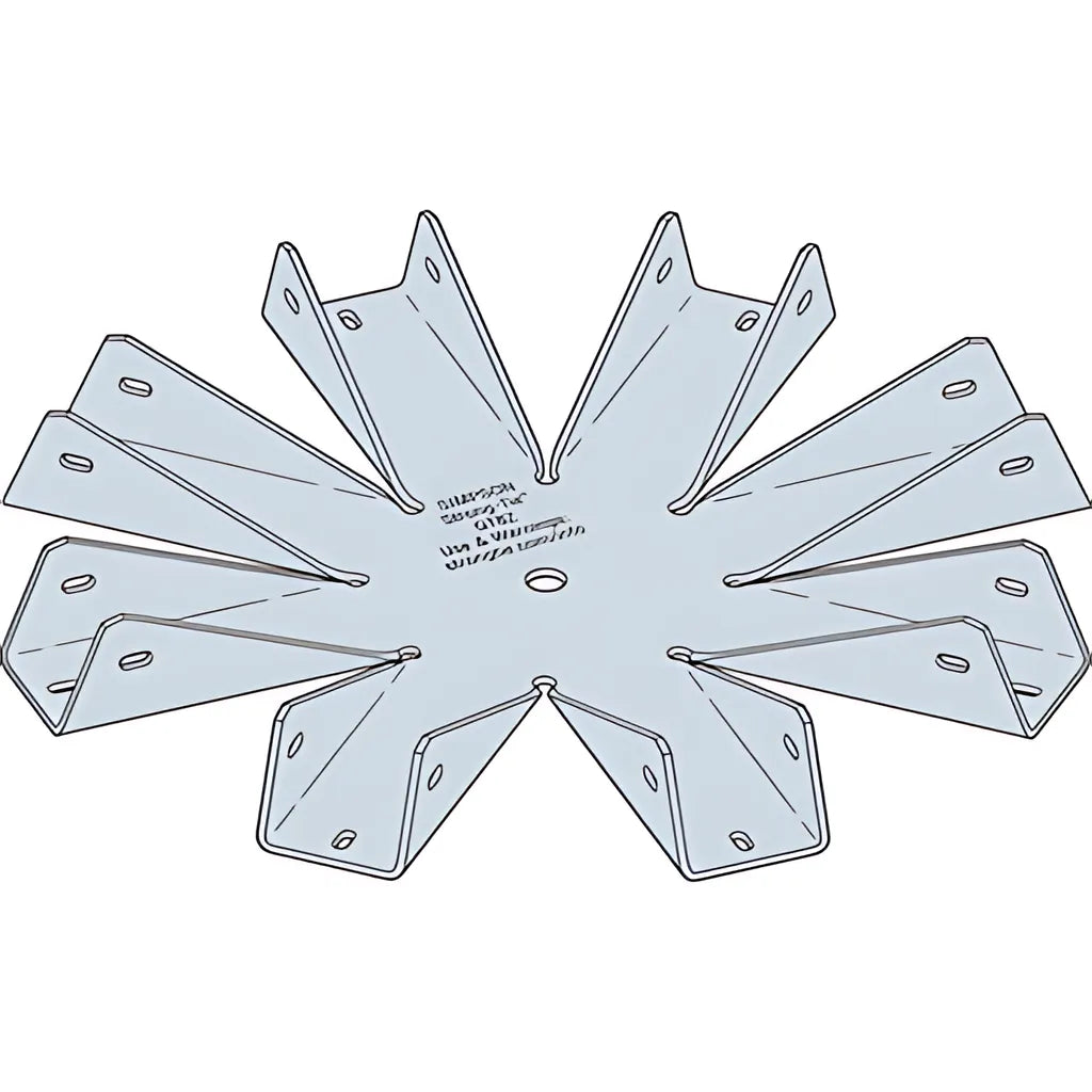 Gt Zmax® Galvanized 18-Gauge Gazebo Tie For 8-2X Rafters, Center-GT8Z-SP1971-2178