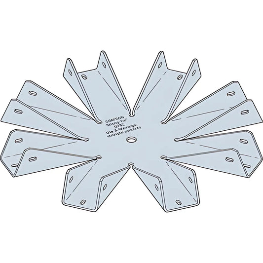 Gt Zmax® Galvanized 18-Gauge Gazebo Tie For 8-2X Rafters, Center-GT8Z-SP1971-2178