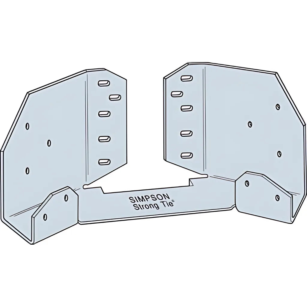 Gt Zmax® Galvanized 16-Gauge Gazebo Tie For 6-2X Rim Joists To Post (Pack Of 24)-GTFZ-SP1683-1876