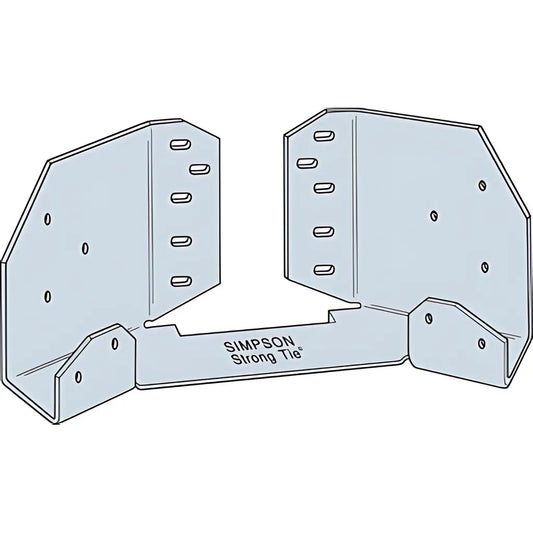 Gt Zmax® Galvanized 16-Gauge Gazebo Tie For 6-2X Rim Joists To Post (Pack Of 24)-GTFZ-SP1683-1876