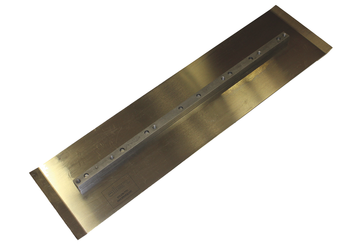 Allen Engineering Gold Series Finish Trowel Blades — 6 x 16 in — Set of 4 - image 2