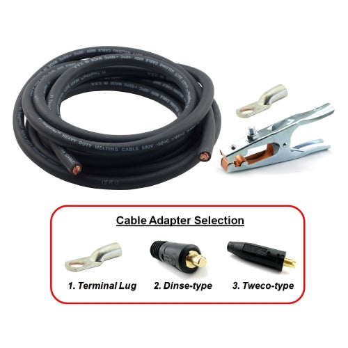 Cable, 150' # 1/0 w/ground clamp