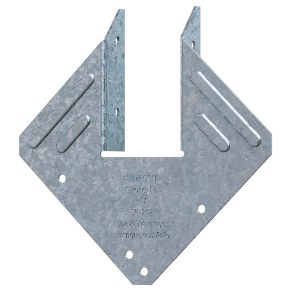 H1A 18-Gauge Galvanized Hurricane Tie (Pack Of 100)-H1A-SP3954-4265