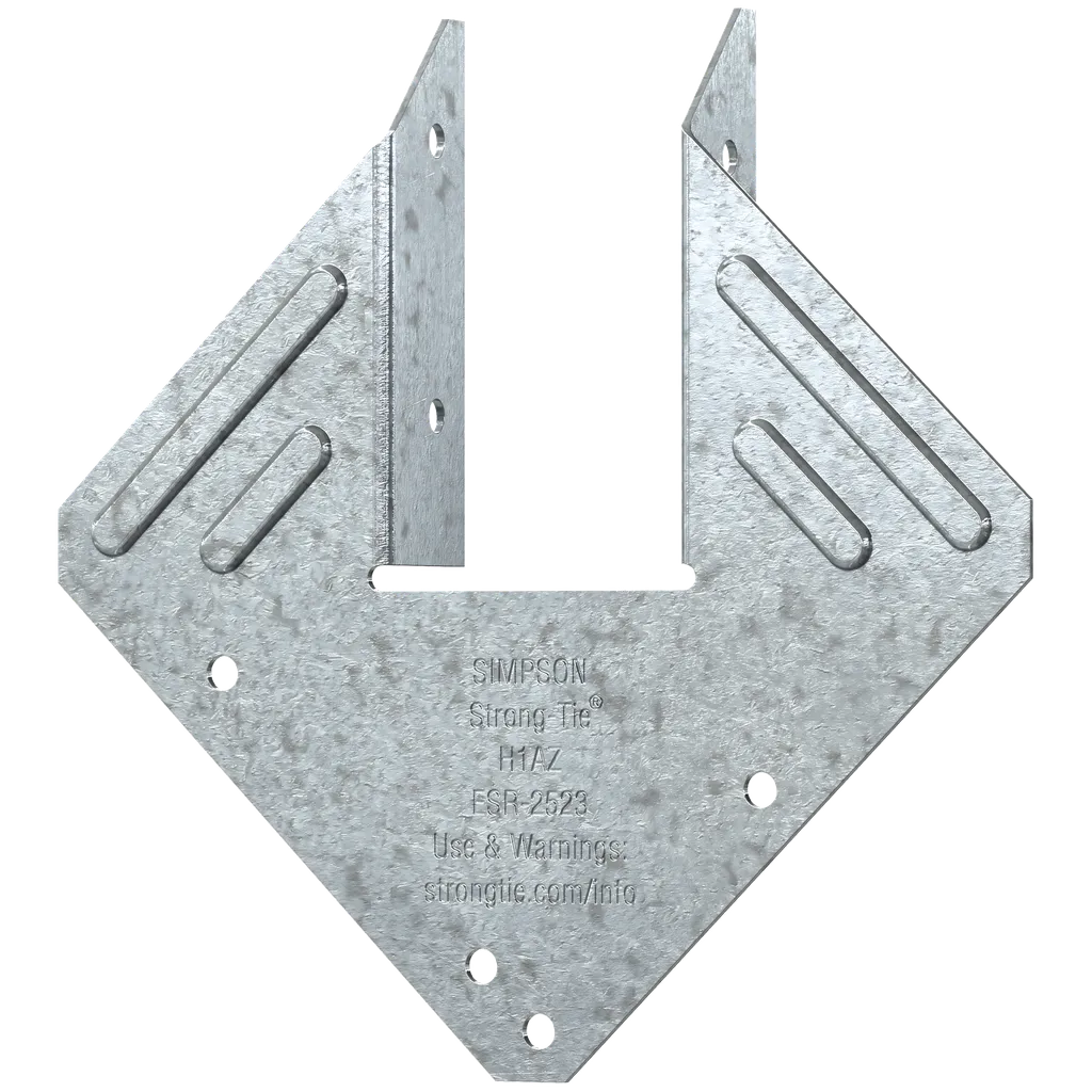 H1A 18-Gauge Zmax® Galvanized Hurricane Tie-H1AZ-SP5047-5417