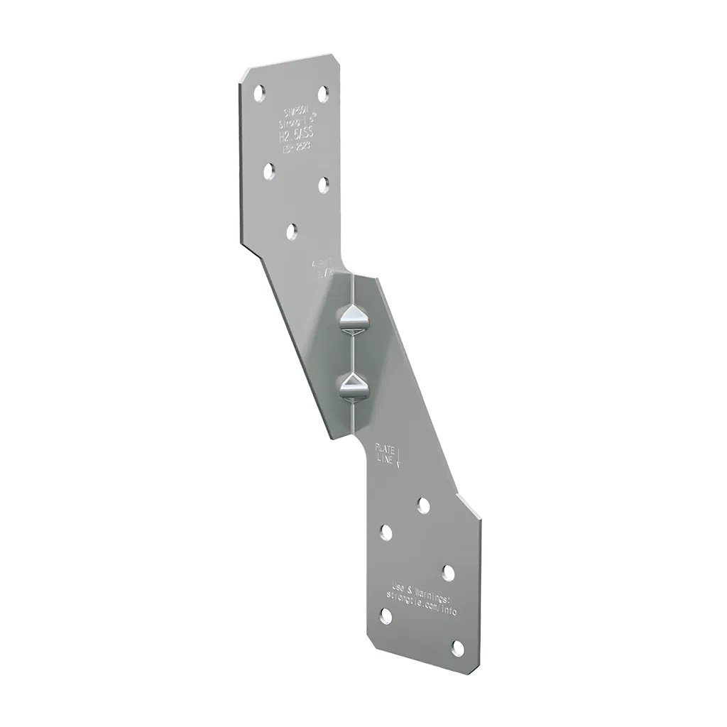 H2.5A 18-Gauge Stainless-Steel Hurricane Tie (Pack Of 100)-H2-5ASS-SP5004-5373