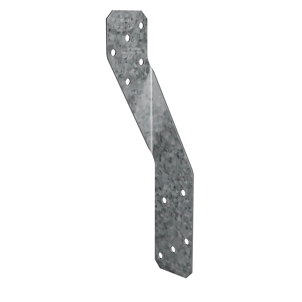 H2.5T 18-Gauge Galvanized Hurricane Tie (Pack Of 100)-H2-5T-SP4468-4811