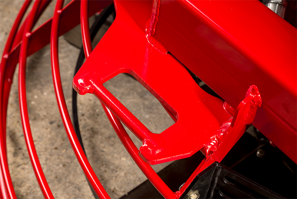 Allen Engineering HDX600 riding trowel detail