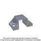 Hgt 6-9/16 In. 4-Ply Heavy Girder Tiedown (Pack Of 4)-HGT-4-SP1997-2206