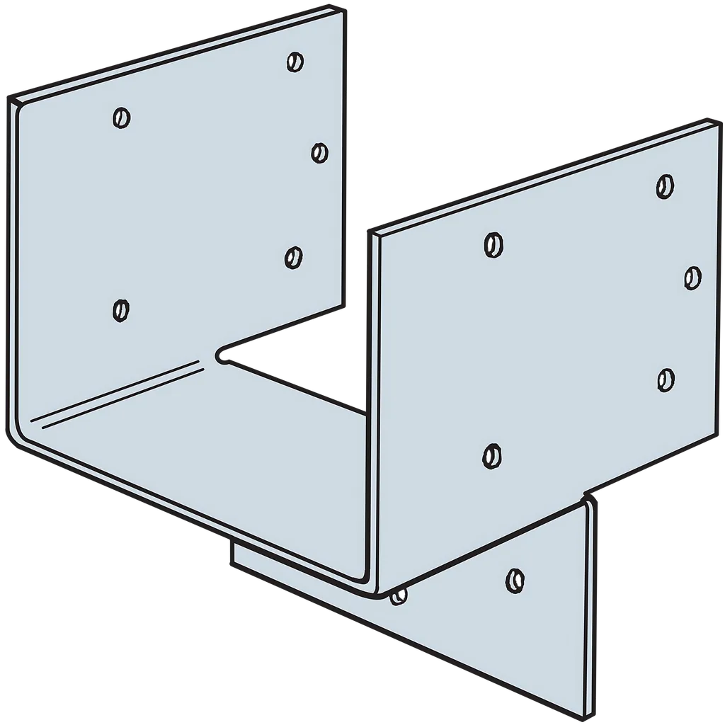 Hh Galvanized Header Hanger For 4X (Pack Of 20)-HH4-SP2029-2240
