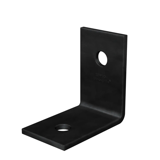 Hlpc 4-1/4 In. X 3 In. Black Powder-Coated Ornamental Heavy Angle-HL43PC-SP4965-5332