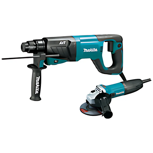 Makita 1" Anti-Vibration Rotary Hammer Provides 2X Less Vibration For Cleaner Drilling. Complete With D-Shaped Handle And Works With 1" Sds Plus Core Bits.-HR2641x1-21