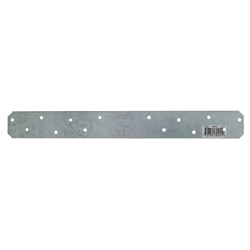 Hrs 12 In. 12-Gauge Galvanized Heavy Strap Tie-HRS12-SP2651-2900