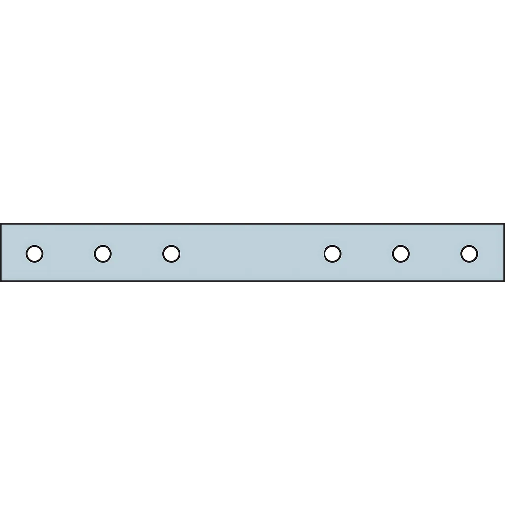 Hst 2-1/2 In. X 21-1/4 In. 7-Gauge Hot-Dip Galvanized Heavy Strap Tie-HST2HDG-SP4981-5348