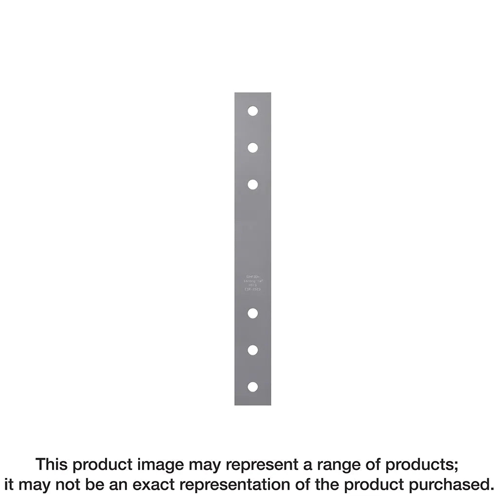Hst 5 In. X 21-1/4 In. 7-Gauge Hot-Dip Galvanized Heavy Strap Tie-HST5HDG-SP2142-2359