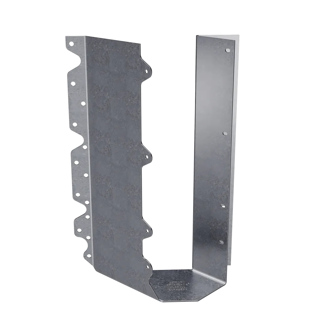 Hsur Galvanized Joist Hanger For 4X14, Skewed Right (Pack Of 12)-HSUR414-SP7261-7757