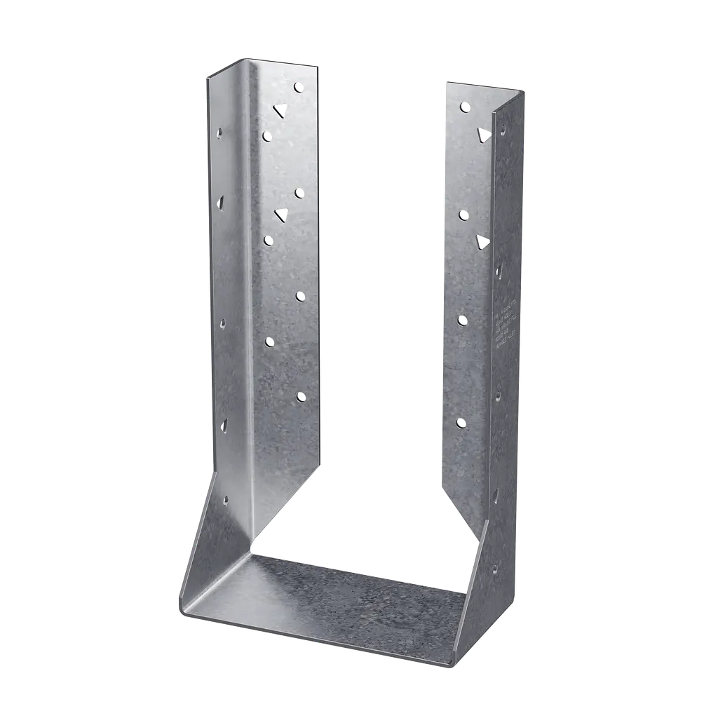 Huc Galvanized Face-Mount Concealed-Flange Joist Hanger For Triple 2X10 (Pack Of 25)-HUC210-3-SP206-310