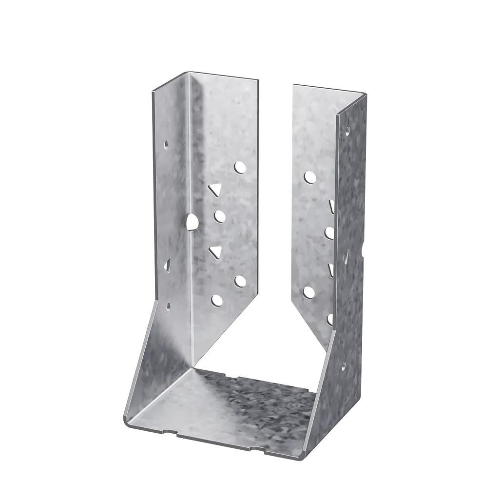 Huc Galvanized Face-Mount Concealed-Flange Joist Hanger For Double 2X6-HUC26-2-SP6615-7075