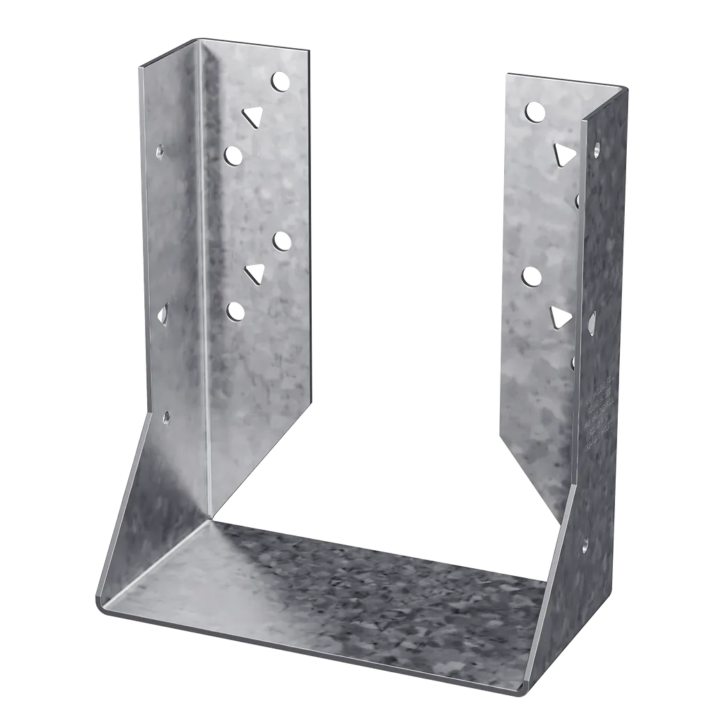 Huc Galvanized Face-Mount Concealed-Flange Joist Hanger For Triple 2X6 (Pack Of 25)-HUC26-3-SP8204-8743