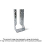 Huc Stainless-Steel Face-Mount Concealed-Flange Joist Hanger For 4X10-HUC410SS-SP2716-2968