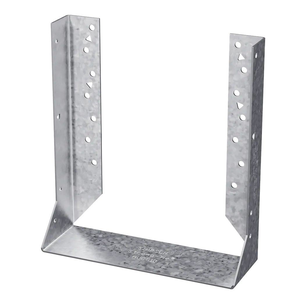 Huc Galvanized Face-Mount Concealed-Flange Joist Hanger For 8X10-HUC810-SP5127-5503
