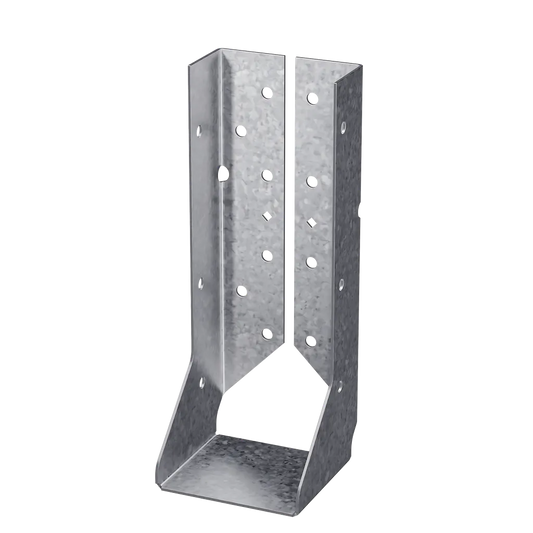 Hucq Heavy Face-Mount Concealed-Flange Joist Hanger For Double 2X10 W/ Screws-HUCQ210-2-SDS-SP7609-8117