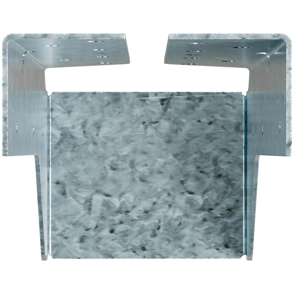 Hucq Zmax® Galvanized Heavy Face-Mount Concealed-Flange Joist Hanger For 4X10 W/ Screws-HUCQ410Z-SDSG-SP8231-8773