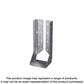 Hucq Zmax® Galvanized Heavy Face-Mount Concealed-Flange Joist Hanger For 4X10 W/ Screws-HUCQ410Z-SDSG-SP8231-8774
