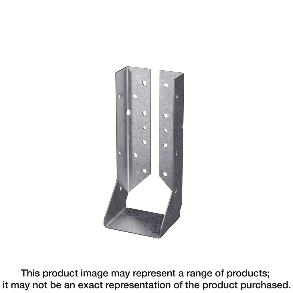 Hucq Zmax® Galvanized Heavy Face-Mount Concealed-Flange Joist Hanger For 4X10 W/ Screws-HUCQ410Z-SDSG-SP8231-8774