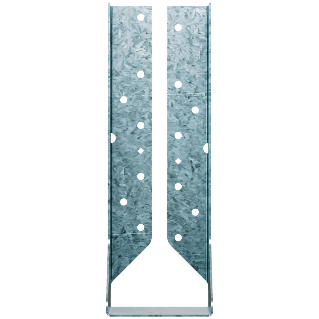 Hucq Heavy Face-Mount Concealed-Flange Joist Hanger For 4X12 W/ Screws-HUCQ412Z-SDSG-SP8166-8703