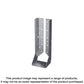 Hucq Heavy Face-Mount Concealed-Flange Joist Hanger For 4X12 W/ Screws-HUCQ412Z-SDSG-SP8166-8704