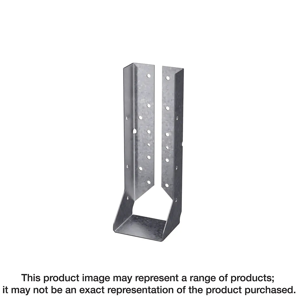 Hucq Heavy Face-Mount Concealed-Flange Joist Hanger For 4X12 W/ Screws-HUCQ412Z-SDSG-SP8166-8704