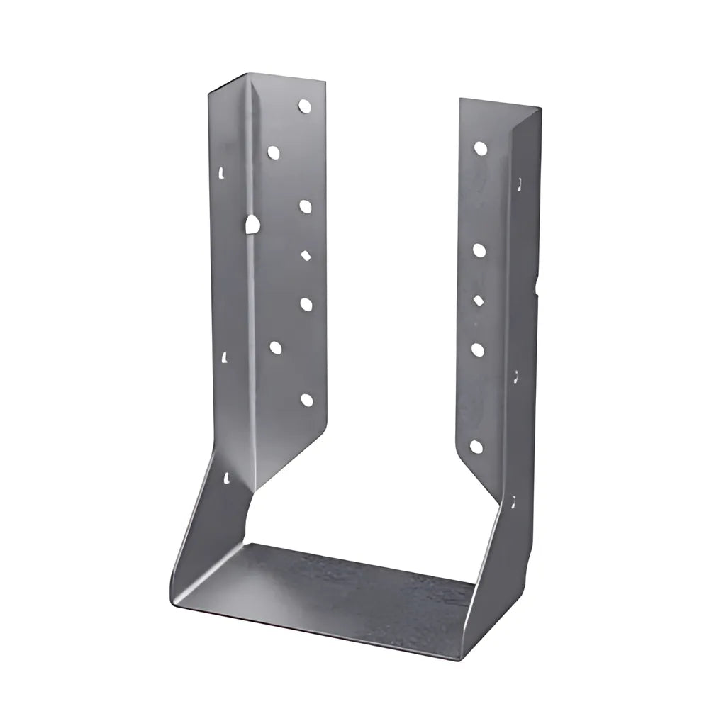 Hucq Stainless-Steel Heavy Face-Mount Concealed-Flange Joist Hanger For 6X10 W/ Screws-HUCQ610SS-SDS-SP8618-9182