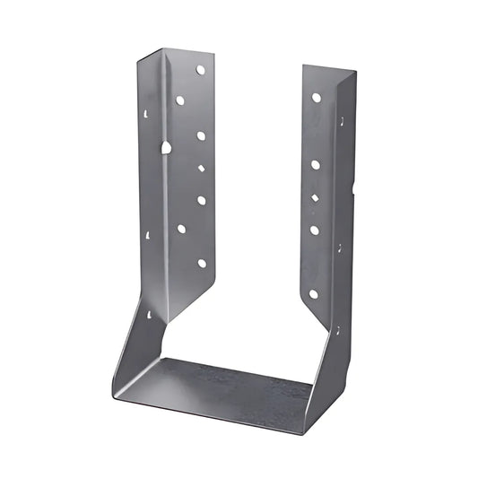 Hucq Stainless-Steel Heavy Face-Mount Concealed-Flange Joist Hanger For 6X10 W/ Screws-HUCQ610SS-SDS-SP8618-9182