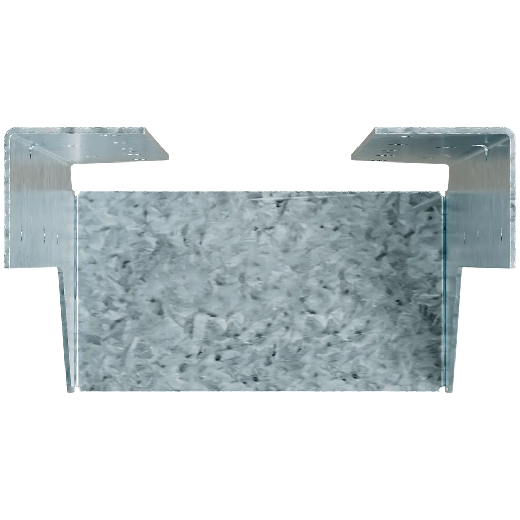 Hucq Zmax® Galvanized Heavy Face-Mount Concealed-Flange Joist Hanger For 6X12 W/ Screws-HUCQ612Z-SDSG-SP4090-4411