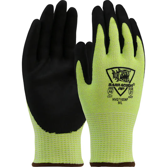 West Chester Hvg710Snf/2Xl Hi-Vis Seamless Knit Polykor Blended Glove With Nitrile Coated Foam Grip On Palm & Fingers HVG710SNF2XL-23818