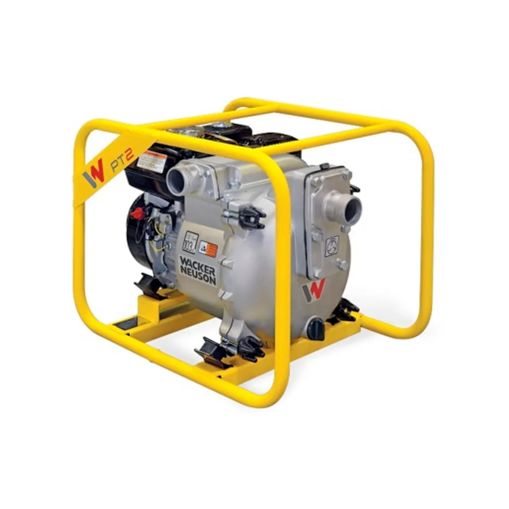 WACKER NEUSON PT2A - 2" SELF-PRIMING CENTRIFUGAL TRASH PUMP, 4.8 HP HONDA ENGINE, GASOLINE POWERED - 5100058524