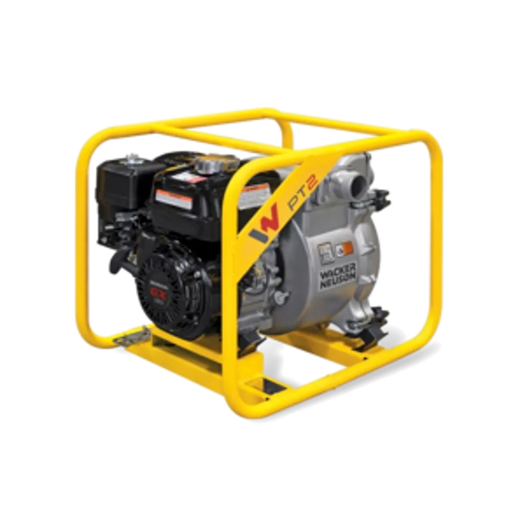 WACKER NEUSON PT2A - 2" SELF-PRIMING CENTRIFUGAL TRASH PUMP, 4.8 HP HONDA ENGINE, GASOLINE POWERED - 5100058524