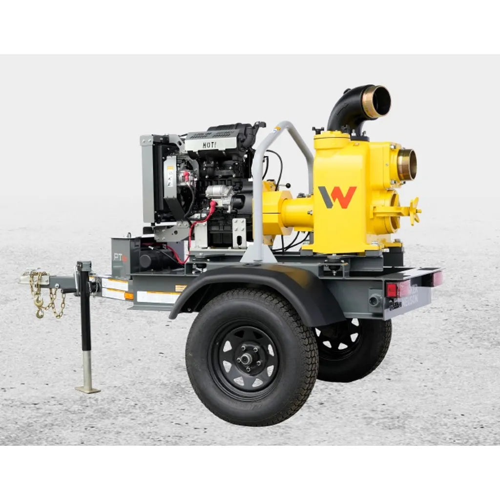 WACKER NEUSON PT6Y - 6" SELF PRIMING, CENTRIFUGAL TRASH PUMP, YANMAR DIESEL ENGINE - 5100073464