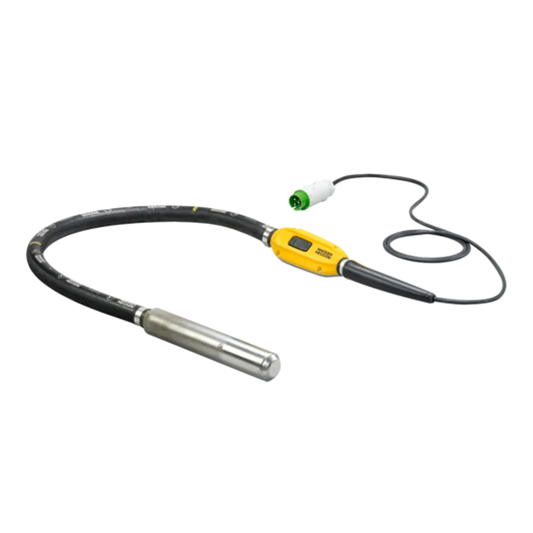 WACKER NEUSON IEE38/34/3 INTERNAL VIBRATOR - 6.20 A, 34 V, 1.5" HEAD, 10 FT SHAFT - 5100049830