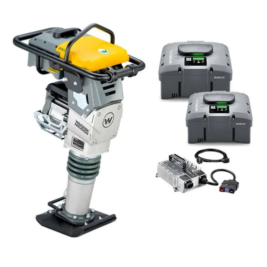 WACKER NEUSON AS60E BATTERY POWERED RAMMER STANDARD KIT WITH BOC7 CHARGER - 5100072113