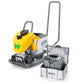 WACKER NEUSON APS1340E BATTERY VIBRATORY PLATE WITH 2 BOB10 BATTERIES & QUICK CHARGER - 5100072087