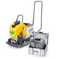 WACKER NEUSON APS1340E BATTERY VIBRATORY PLATE WITH 2 BOB14 BATTERIES & QUICK CHARGER - 5100072096