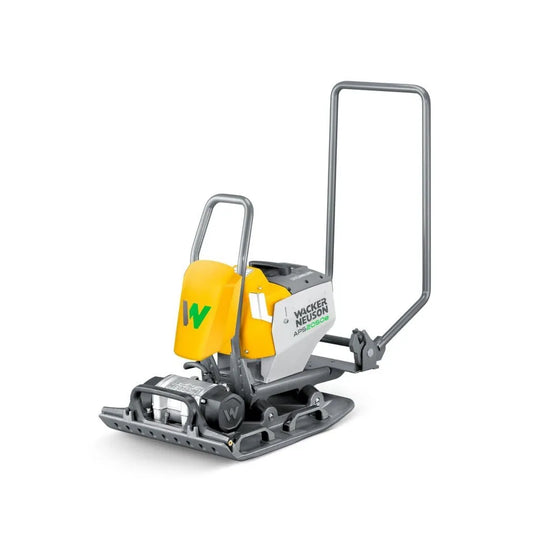 WACKER NEUSON APS2050E BATTERY VIBRATORY PLATE WITH 2 BOB10 BATTERIES & QUICK CHARGER - 5100072091