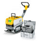 WACKER NEUSON APU3050E BATTERY VIBRATORY PLATE WITH 2 BOB14 BATTERIES, QUICK CHARGER - 5100072115