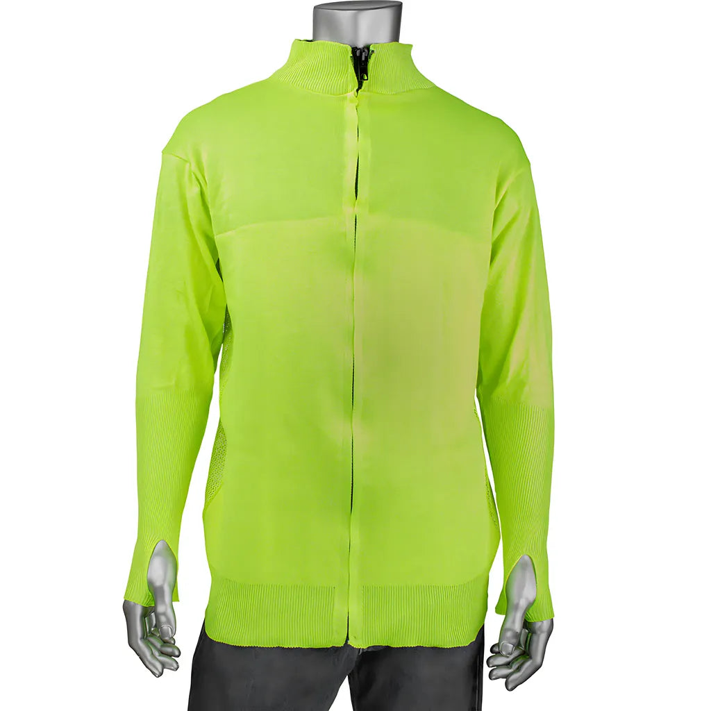 Kut Gard J645Hv-2.5Cm-Th-2Xl Ata Blended Hi-Vis Cut Resistant Jacket With Thumb Holes J645HV-2.5CM-TH-2XL-23983