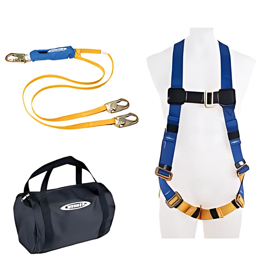 K121043 Aerial Kit With Basewear Std Harness, 6Ft Decoil Dual Leg Lanyard K121043-2117