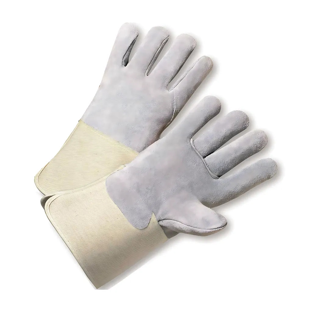 West Chester Ks900-Ea/L Superior Grade Split Cowhide Leather Drivers Glove With Aramid Blended Lining - Rubberized Gauntlet Cuff KS900-EAL-24012